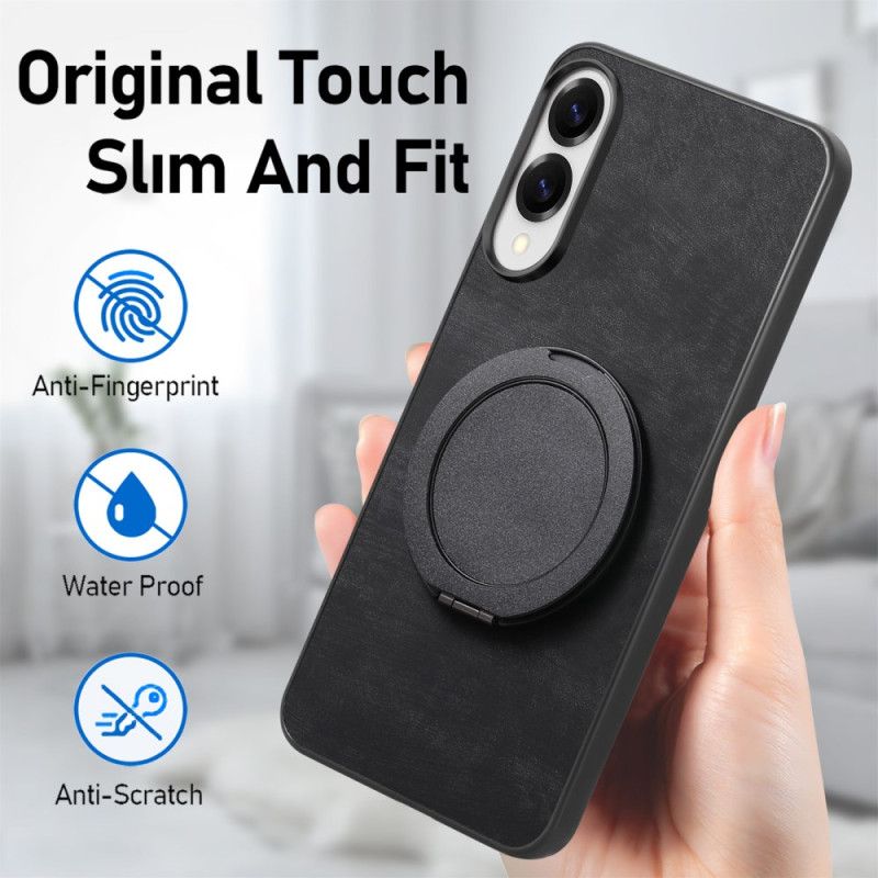 Skal Samsung Galaxy S25 5g Edge Mockaeffekt Med Roterande Stativ