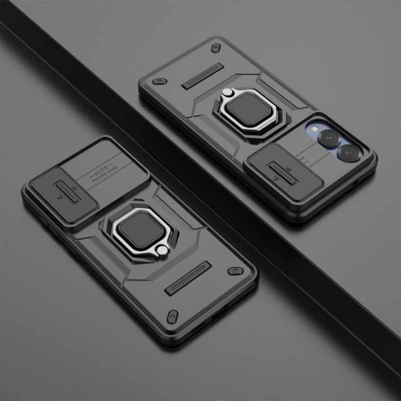 Skal Samsung Galaxy S25 5g Edge Slitstark Ring Med Linsskydd