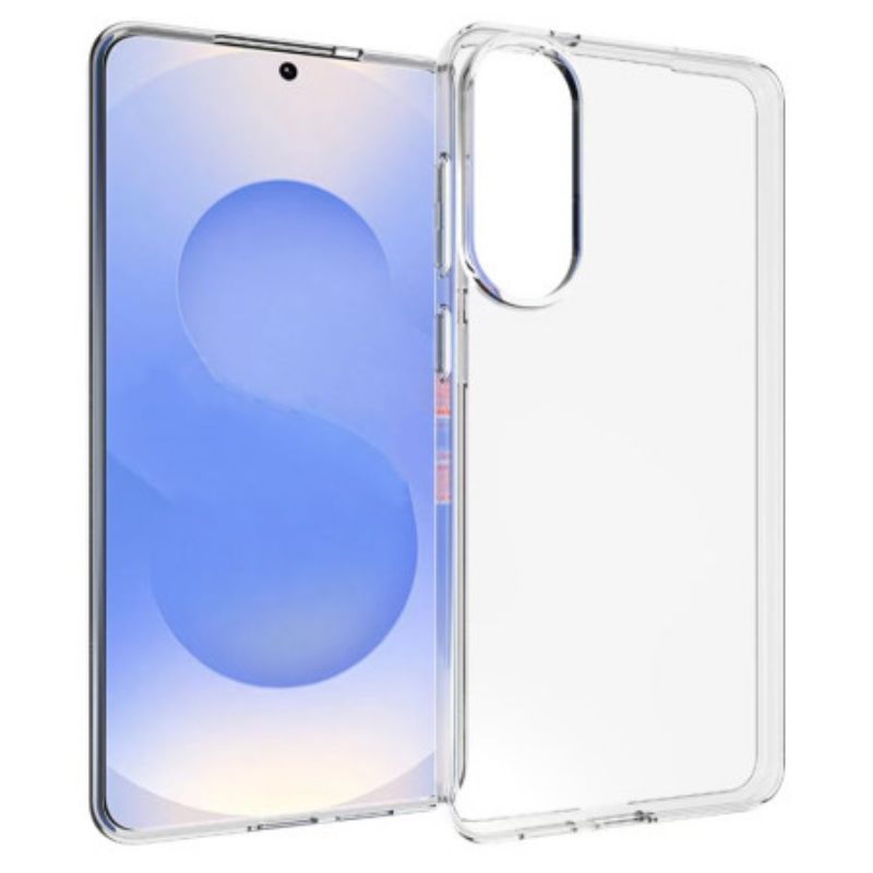 Skal Samsung Galaxy S25 5g Edge Telefonfodral Anti-fingeravtrycksskyddande Genomskinlig