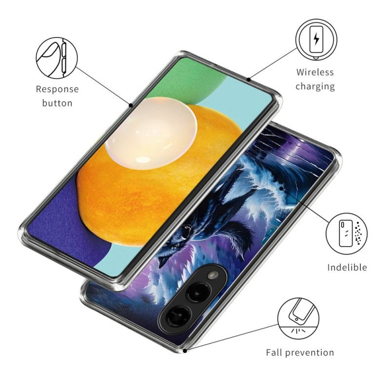 Skal Samsung Galaxy S25 5g Edge Telefonfodral Varg