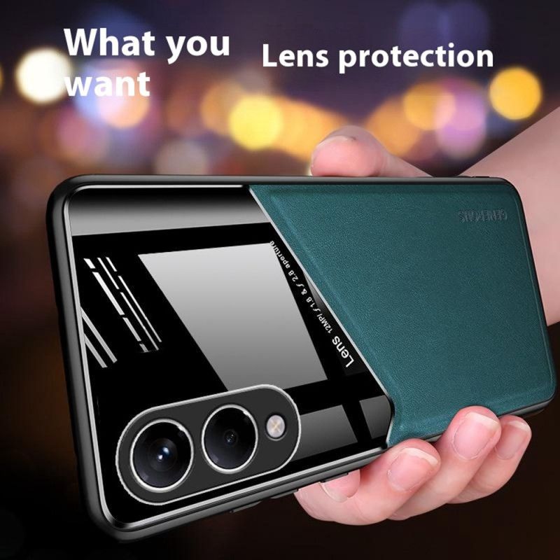 Skal Samsung Galaxy S25 5g Edge Ultratunn Lädereffekt