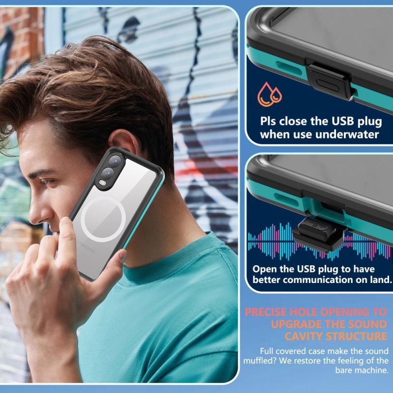 Skal Samsung Galaxy S25 5g Edge Vattentät Magsafe Kompatibel Redpepper