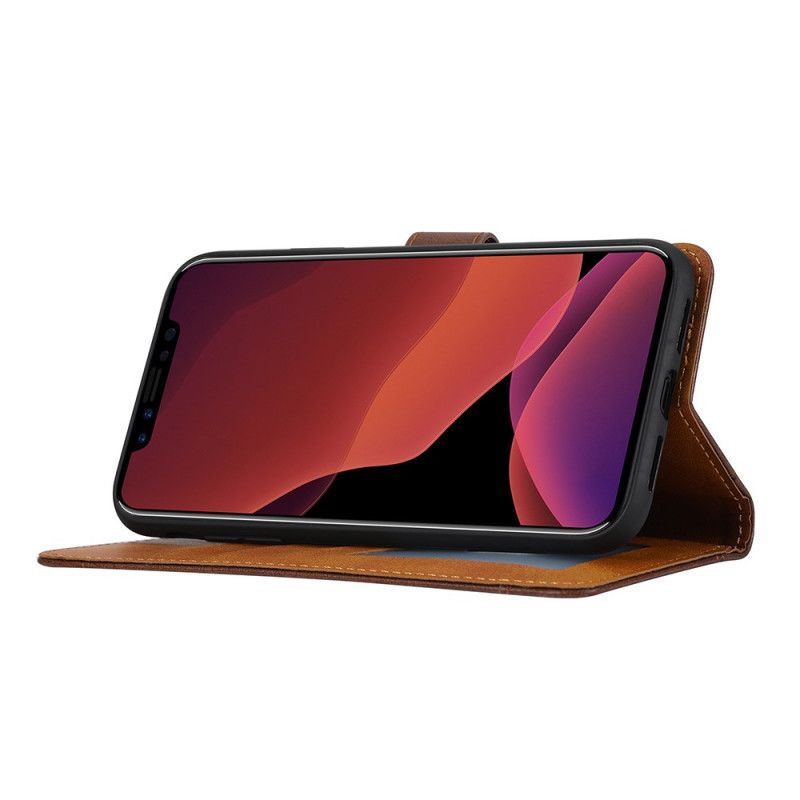 Fodral iPhone XR Svart Korthållare Och Rem På Lädereffekt