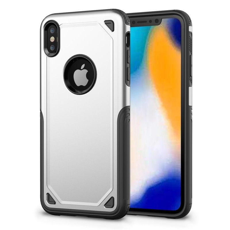 Skal för iPhone XR Svart Premium Metalleffekt