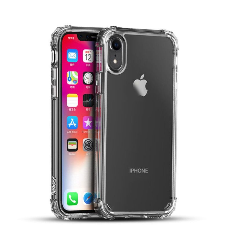 Skal för iPhone XR Vit Förstärkt Transparent Ipaky