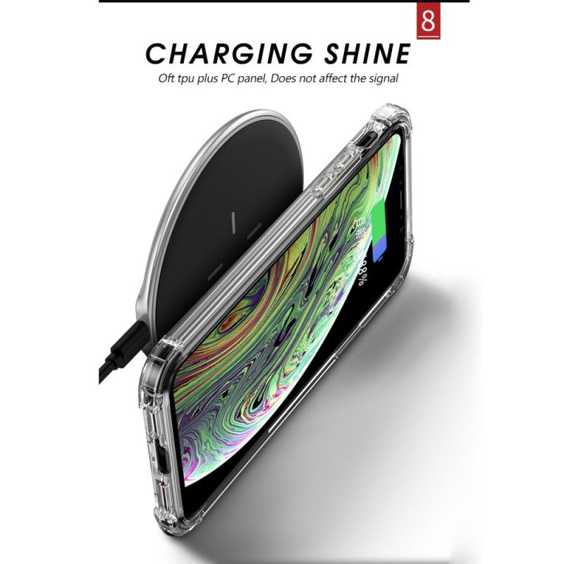 Skal för iPhone XR Vit Förstärkt Transparent Ipaky