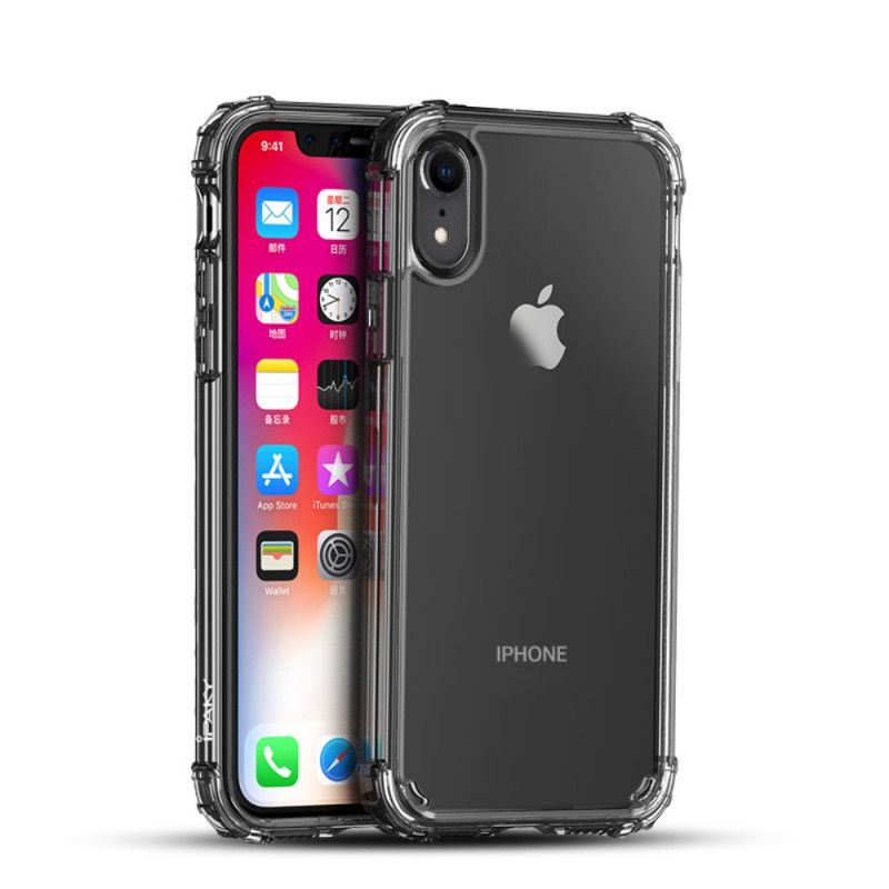Skal för iPhone XR Vit Förstärkt Transparent Ipaky
