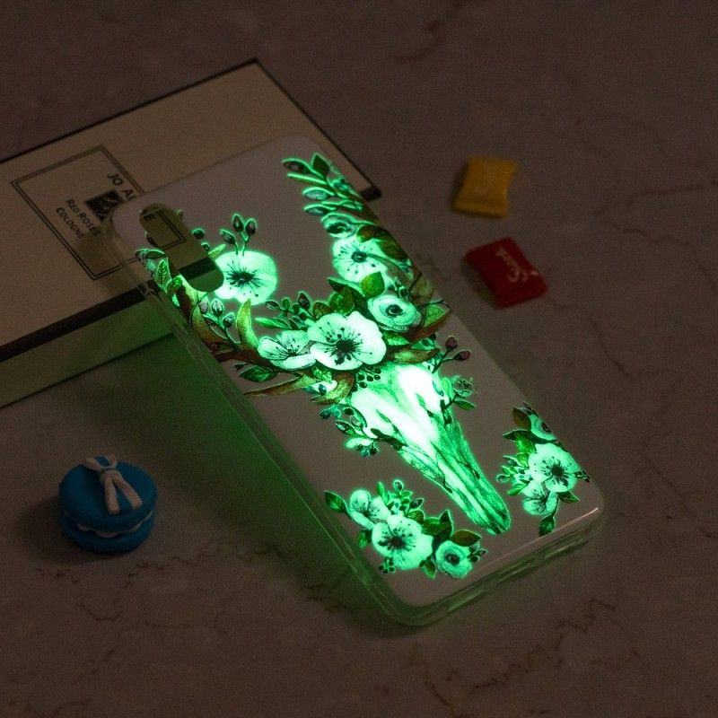 Skal iPhone XR Fluorescerande Blommig Älg