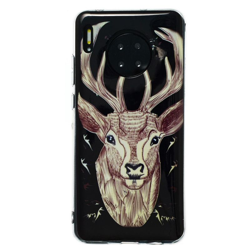 Skal Huawei Mate 30 Pro Fluorescerande Majestätisk Hjort