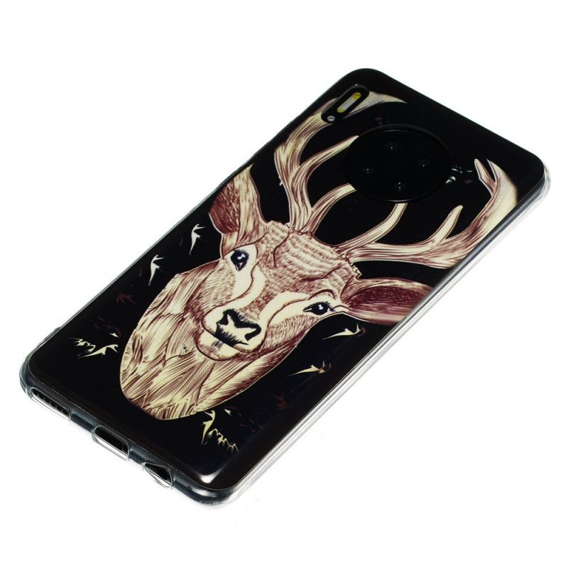 Skal Huawei Mate 30 Pro Fluorescerande Majestätisk Hjort
