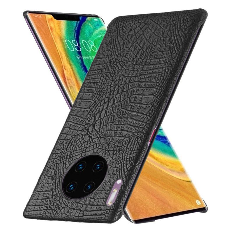 Skal Huawei Mate 30 Pro Svart Krokodilhudstil