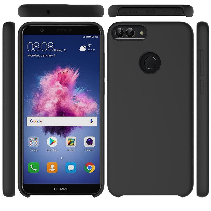 Skal för Honor 9 Lite Grön Flytande Silikon Design