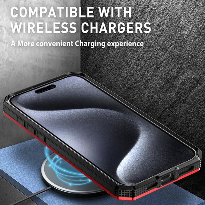 Skal iPhone 16 Pro Max Metal Effect Magsafe-kompatibel