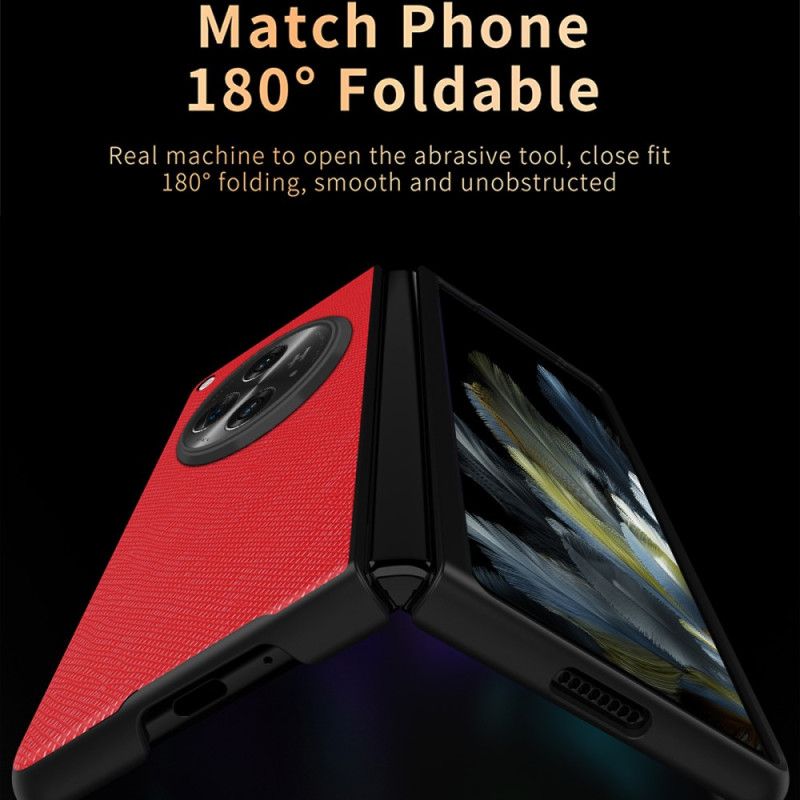 Skal Oppo Find N3 Öppen Vävd Textur