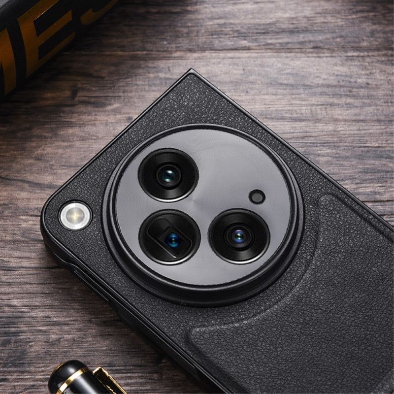 Skal Oppo Find N3 Telefonfodral Konstläder Med Stativ