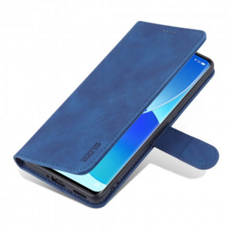 Fodral Oppo Reno 6 Pro 5g Azns Lädereffekt