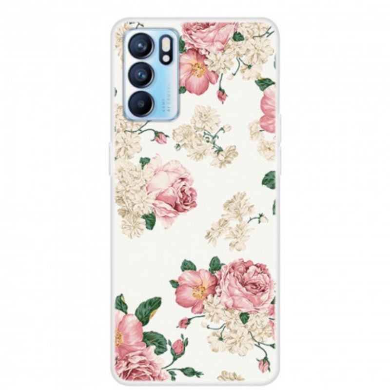 Skal För Oppo Reno 6 Pro 5g Liberty Flowers