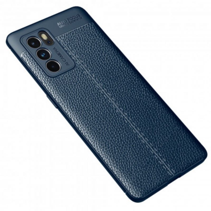 Skal Oppo Reno 6 Pro 5g Litchi-lädereffekt