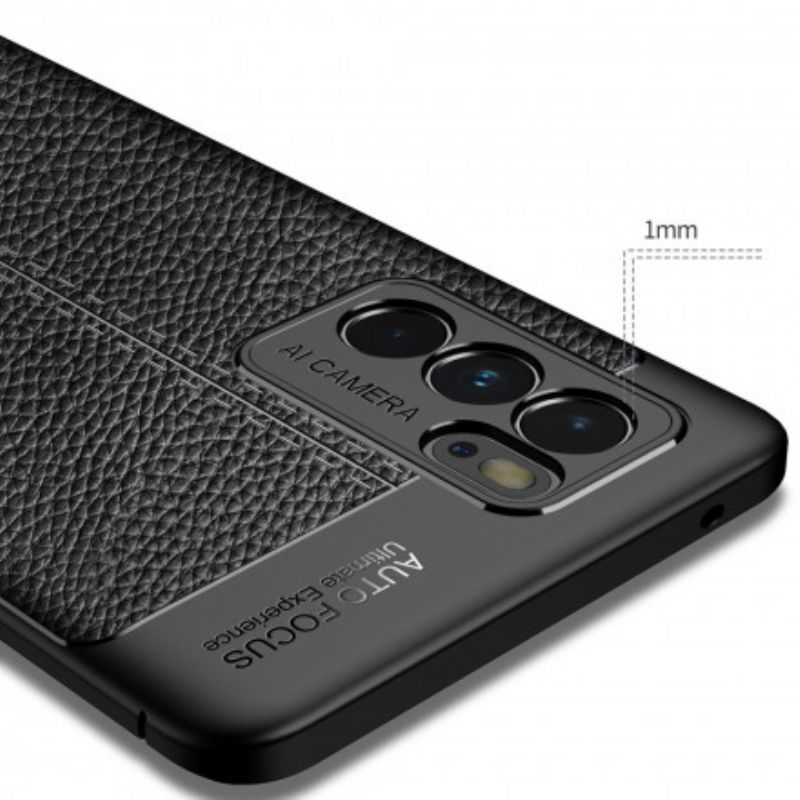 Skal Oppo Reno 6 Pro 5g Litchi-lädereffekt