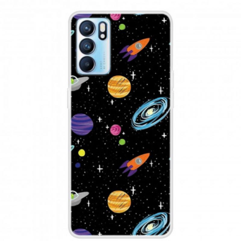 Skal Oppo Reno 6 Pro 5g Planet Galaxy