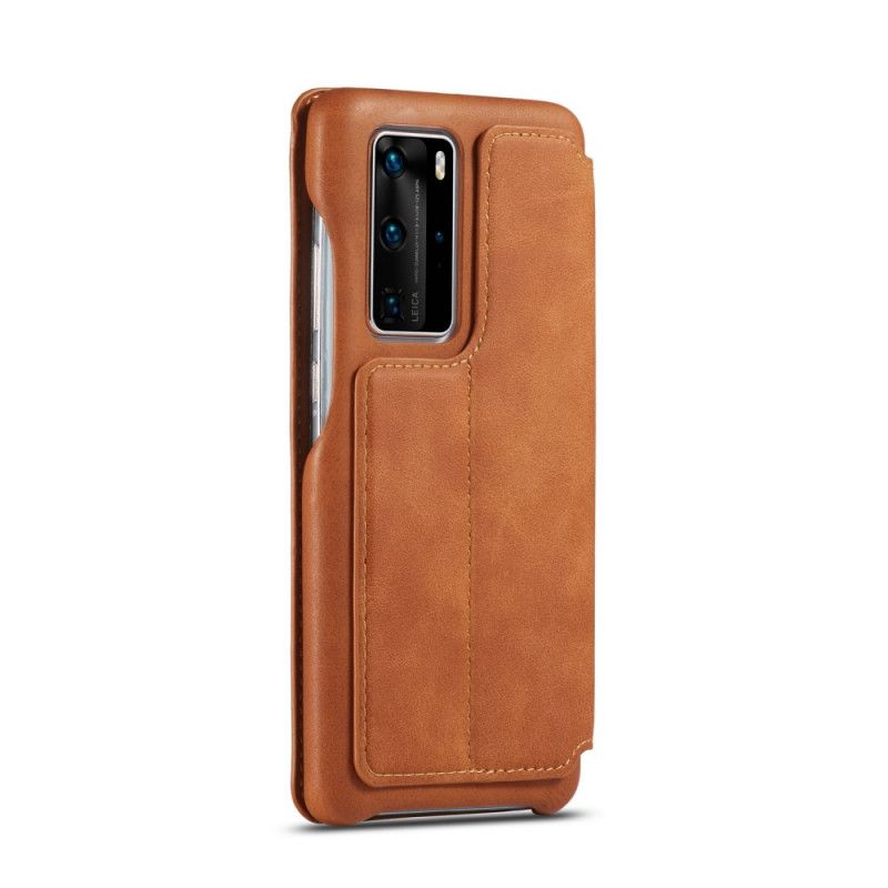 Folio-fodral för Huawei P40 Pro Svart Lc.Imeeke Lädereffekt