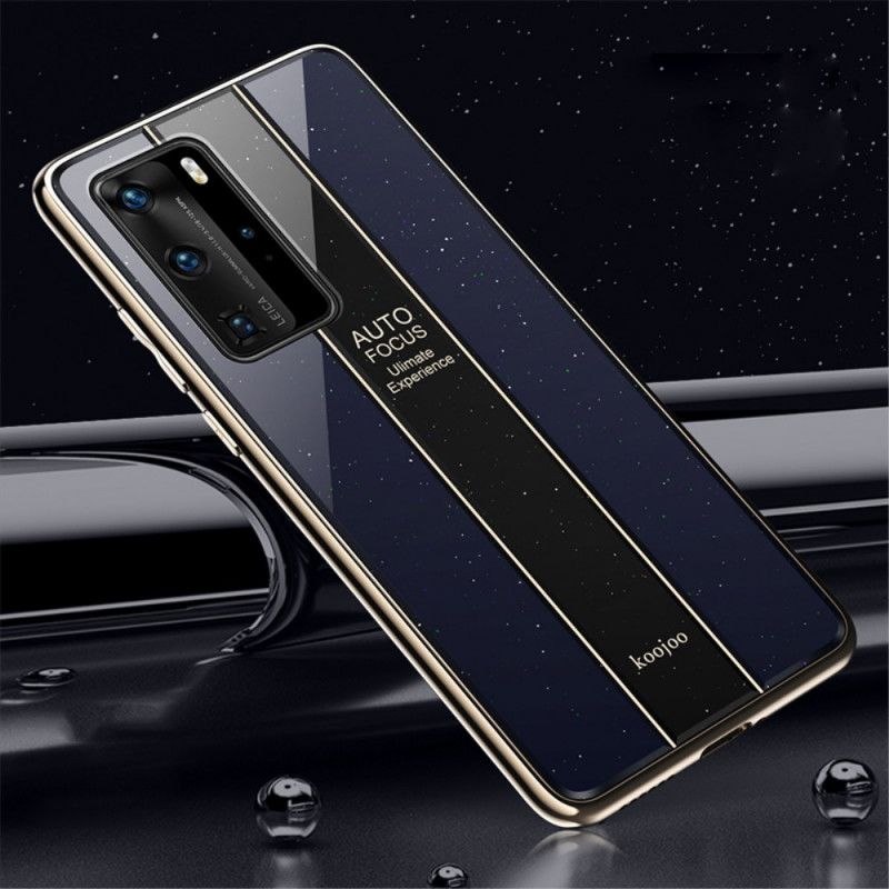 Skal för Huawei P40 Pro Röd Galvaniserad Hybrid