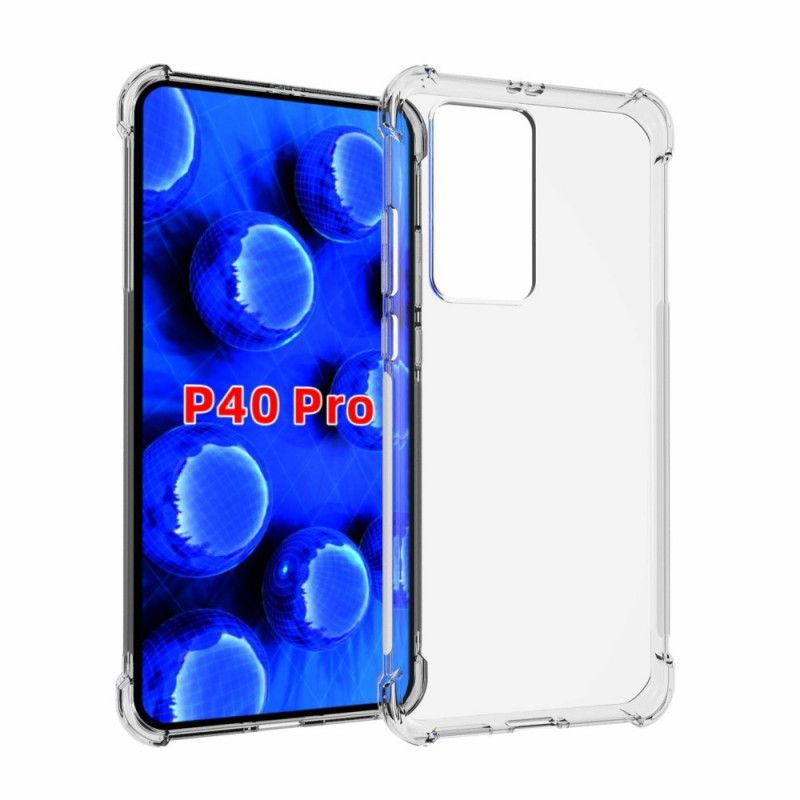 Skal Huawei P40 Pro Genomskinliga Förstärkta Hörn