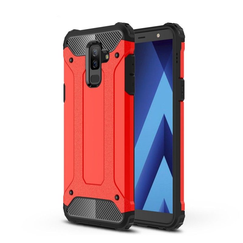 Skal för Samsung Galaxy A6 Plus Svart Överlevande