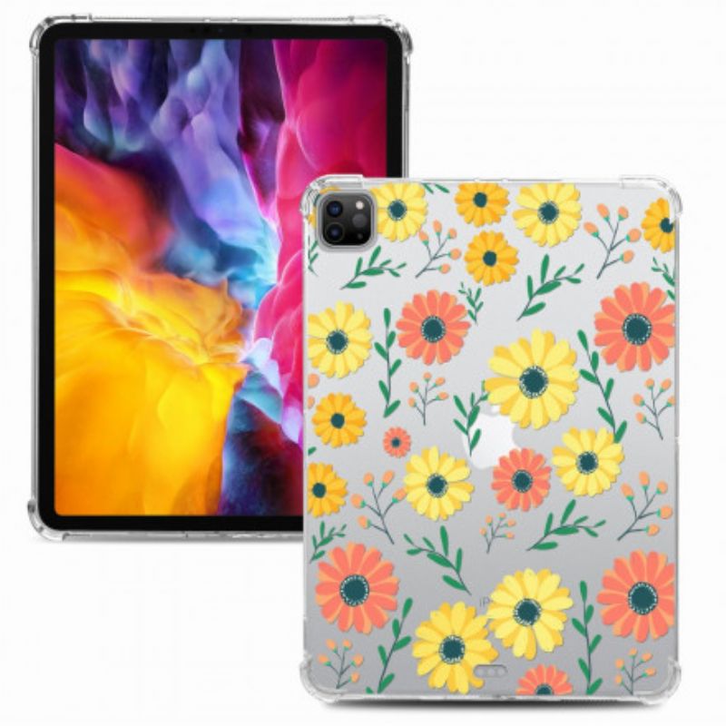 Skal iPad Pro 12.9" (2021) Telefonfodral (2020) (2018) Flexibla Blommor