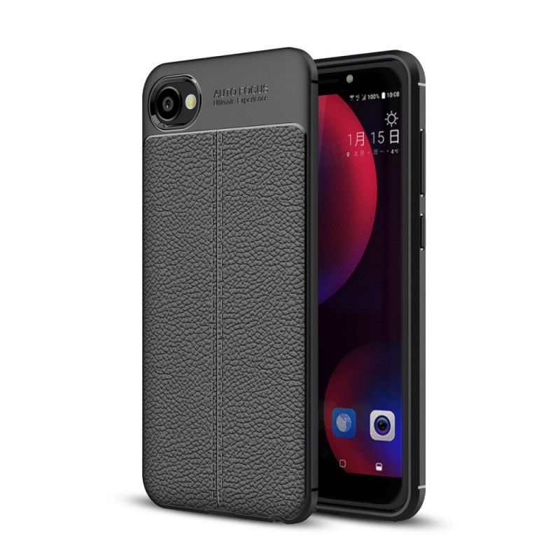 Skal HTC Desire 12 Grå Dubbel Linjelycherskinn