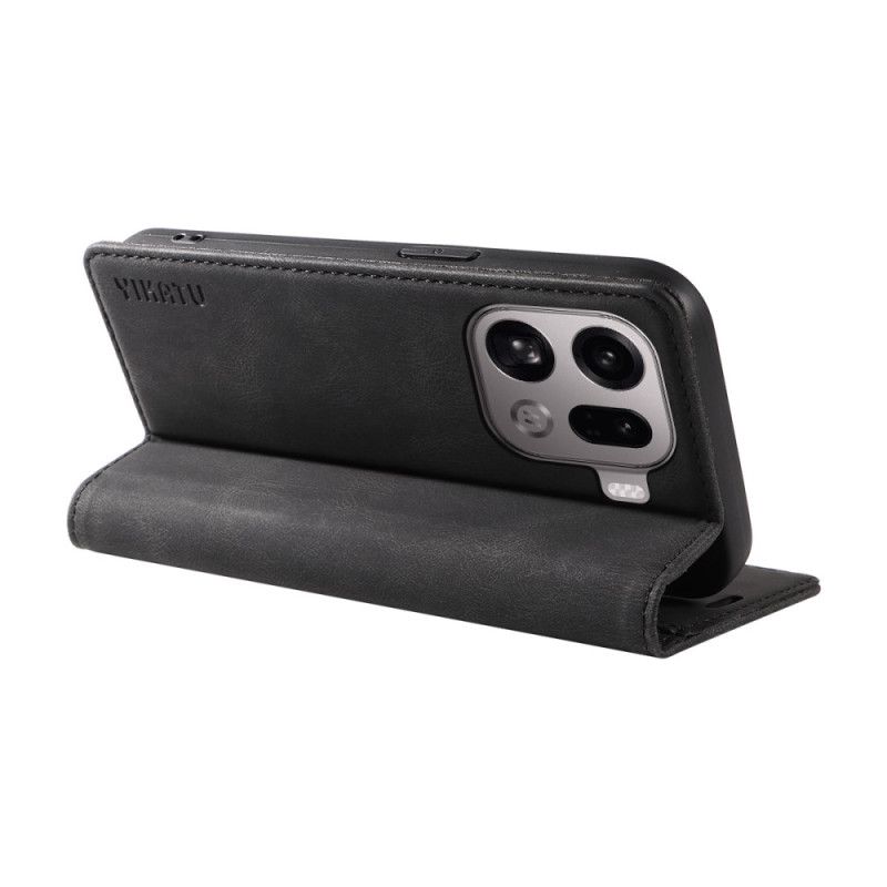 Folio-fodral Oppo Find X9 Pro 5g Telefonfodral Yikatu Mockaeffekt