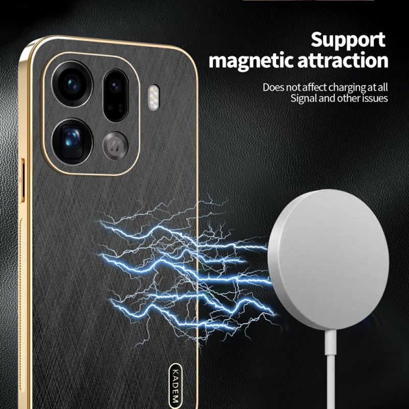 Skal Oppo Find X9 Pro 5g Kadem Lädereffekt