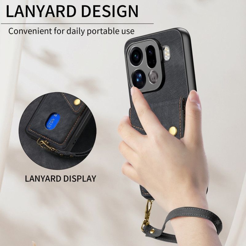 Skal Oppo Find X9 Pro 5g Korthållare Och Rem