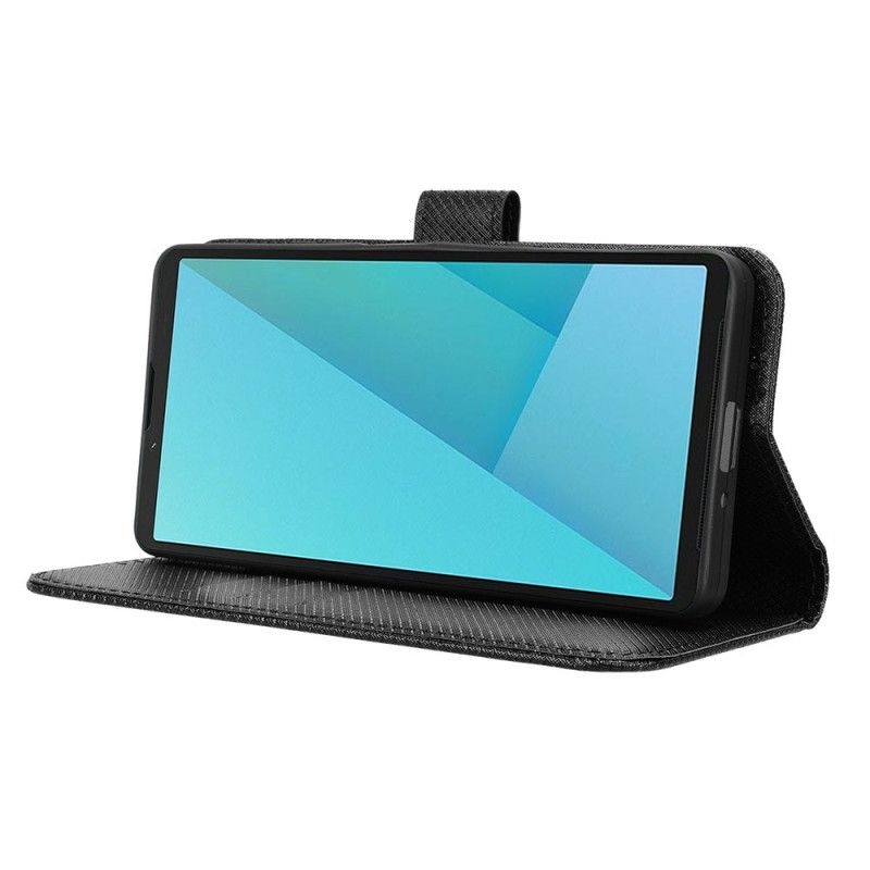 Fodral Sony Xperia 10 Vii Diamantstruktur