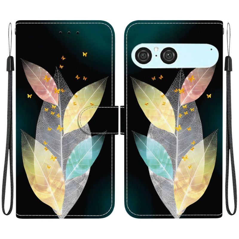 Fodral Sony Xperia 10 Vii Färgglada Löv