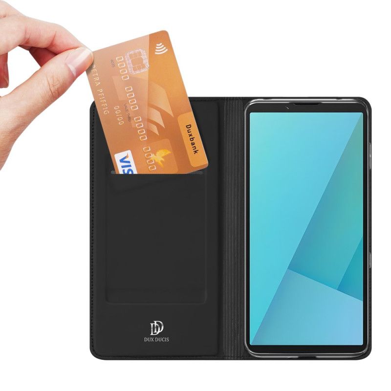 Folio-fodral Sony Xperia 10 Vii Skin Pro Series Dux Ducis