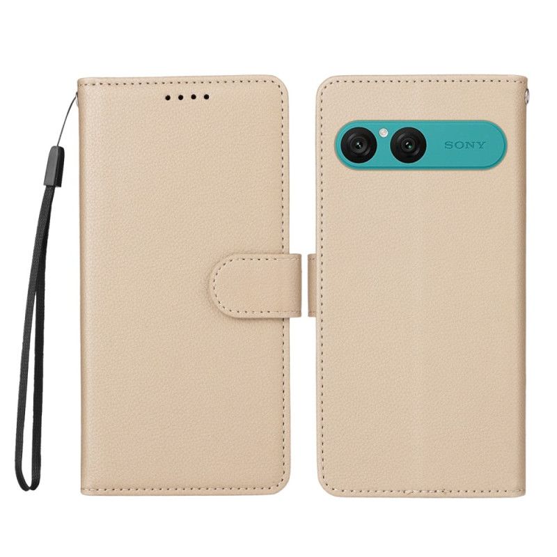 Skyddsfodral Sony Xperia 10 Vii Lädereffekt Och Rfid-blockering