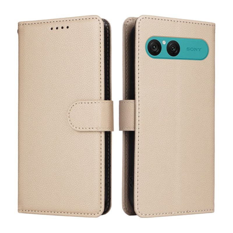 Skyddsfodral Sony Xperia 10 Vii Lädereffekt Och Rfid-blockering