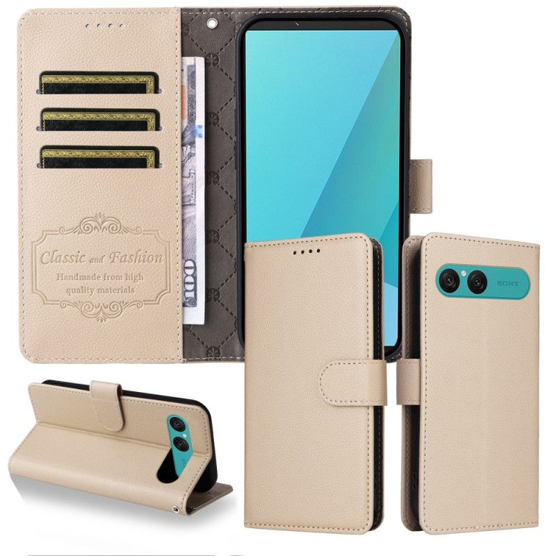 Skyddsfodral Sony Xperia 10 Vii Lädereffekt Och Rfid-blockering