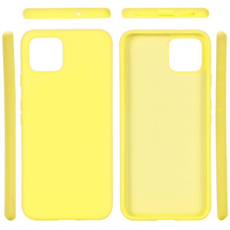Skal Google Pixel 4 Svart Flytande Silikon Design