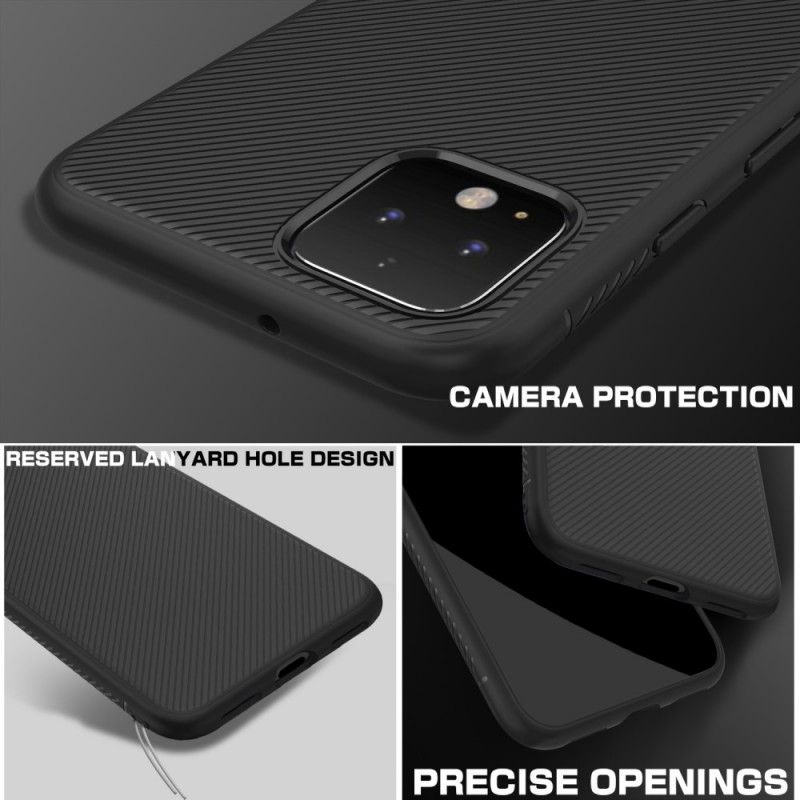Skal Google Pixel 4 Svart Jazzserie Twill