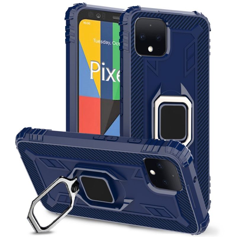 Skal Google Pixel 4 Svart Ring Och Kolfiber