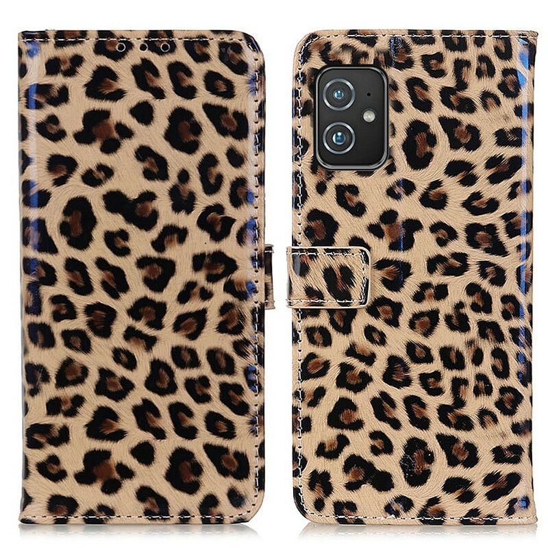 Fodral Asus Zenfone 8 Enkel Leopard