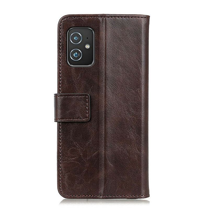 Fodral Asus Zenfone 8 Khazneh Elegance Läderstil