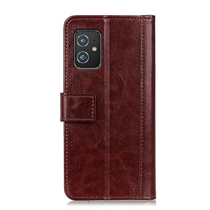 Fodral Asus Zenfone 8 Urgammal Lädereffekt