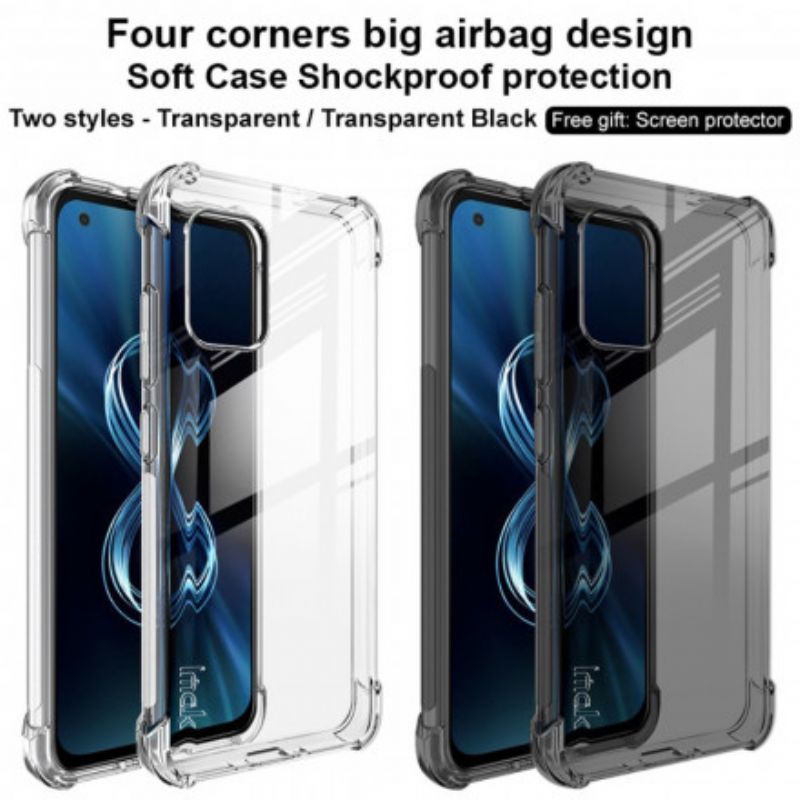 Skal Asus Zenfone 8 Telefonfodral Transparent Silky Imak