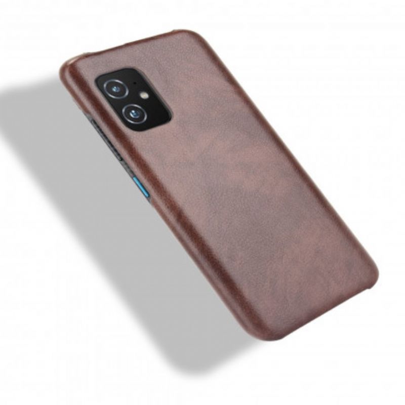 Skal För Asus Zenfone 8 Litchi-lädereffekt