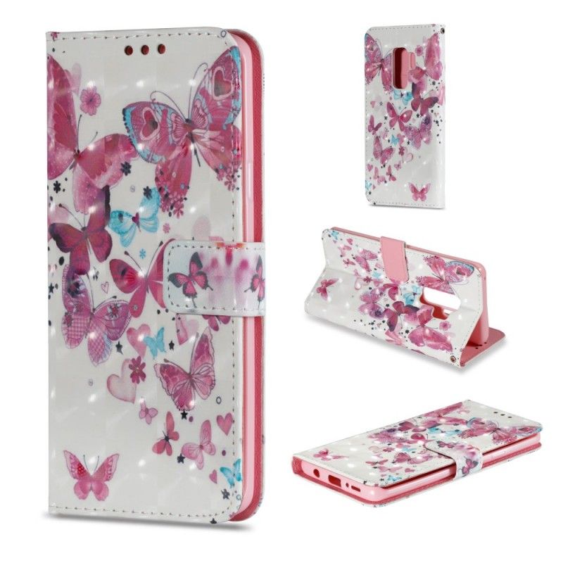 Fodral för Samsung Galaxy S9 Plus Fjärilsflyg