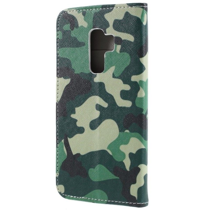 Fodral Samsung Galaxy S9 Plus Militär Kamouflage