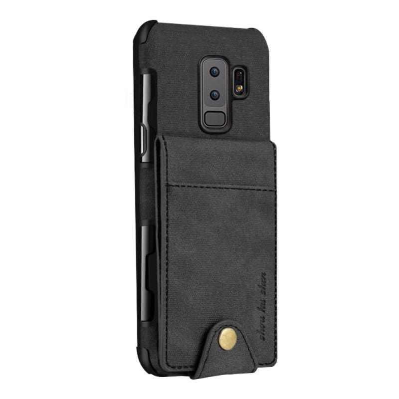 Skal Samsung Galaxy S9 Plus Svart Vikbar Korthållare